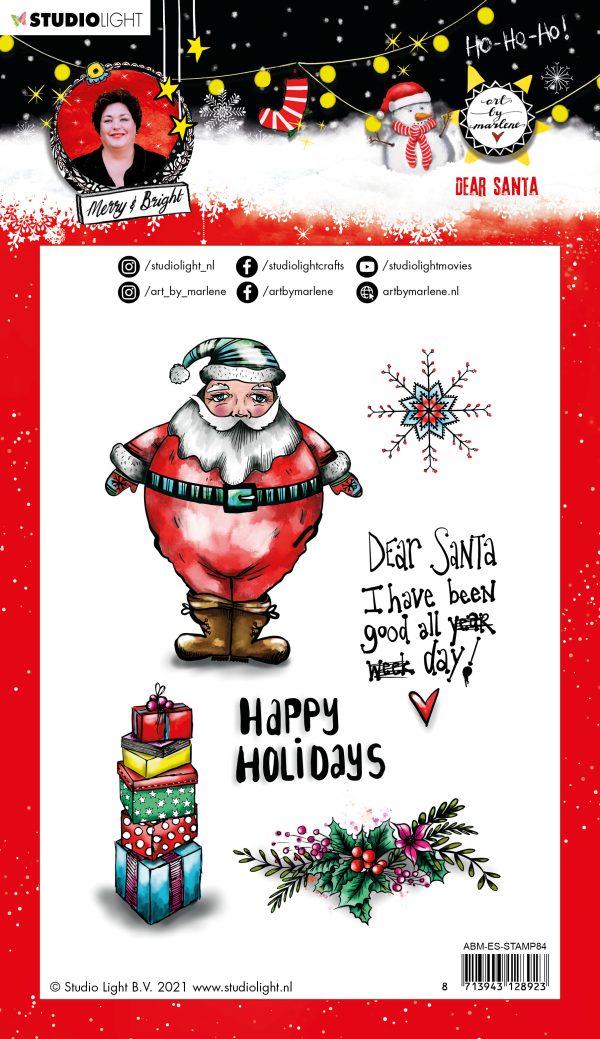ABM Clear Stamp Christmas Dear Santa Essentials 148x210x1mm 1 PC nr.84 - Afbeelding 2