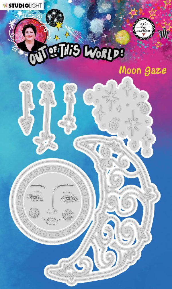 ABM Cutting & Emb. Die Moon gaze Out Of This World 100x160mm nr.83