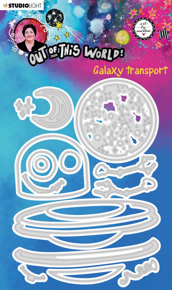 ABM Cutting & Emb. Die Galaxy transport Out Of This World 100x160mm nr.84