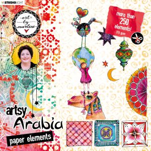 ABM Die Cut Block Artsy Arabia 200x200mm nr.02