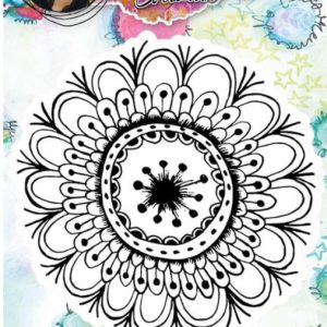 Cling Stamp Flowers 10x10 cm"