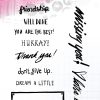 ABM Clear Stamp Something to say Essentials 105x148mm nr.75