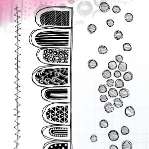 ABM Clear Stamp Borderline Essentials 148x210mm nr.77