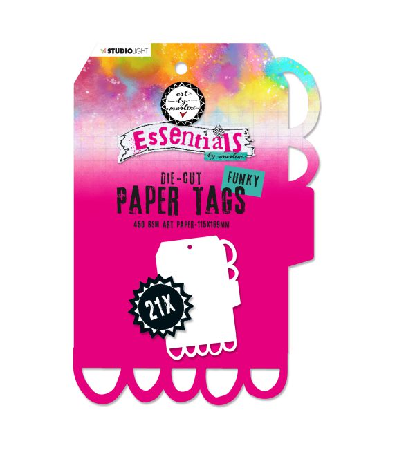 ABM Die Cut paper tags Funky