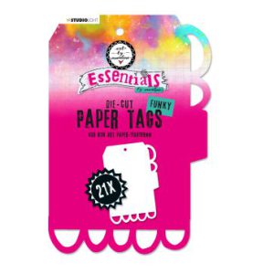 ABM Die Cut paper tags Funky