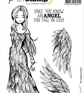 Carabelle Studio • cling stamp A6 an angel to love