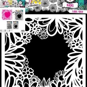 Mask Floral Frame