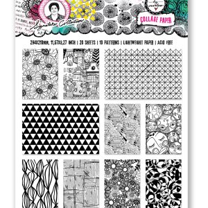 Collage Paper Black & White moments