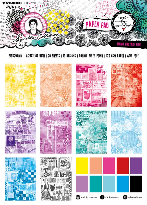 Paper Pad Mono postage fun