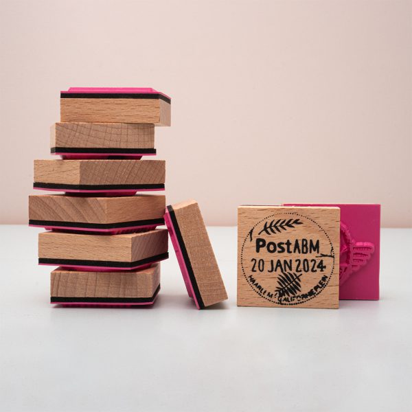 Wooden Stamp Set  Rubber stamps - Afbeelding 5