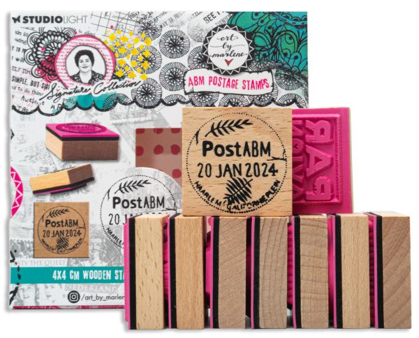 Wooden Stamp Set  Rubber stamps
