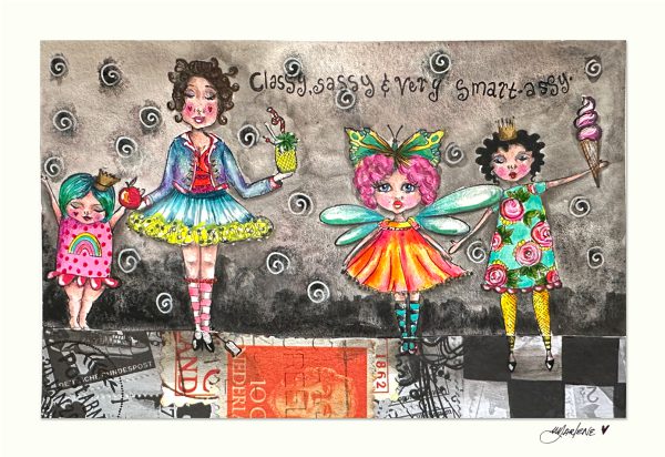 Stamp Fancy girls - Afbeelding 3