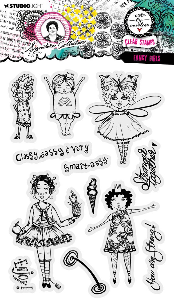 Stamp Fancy girls