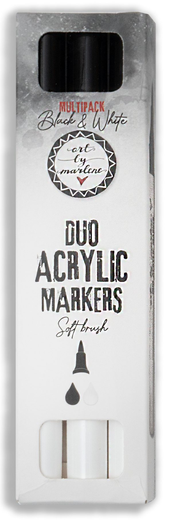 Acrylic Marker Black-White