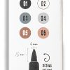 Acrylic Marker Browns
