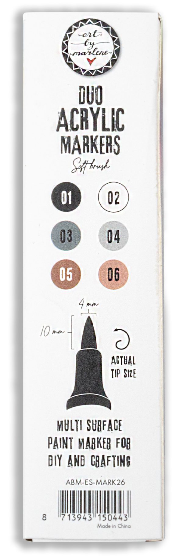Acrylic Marker Browns