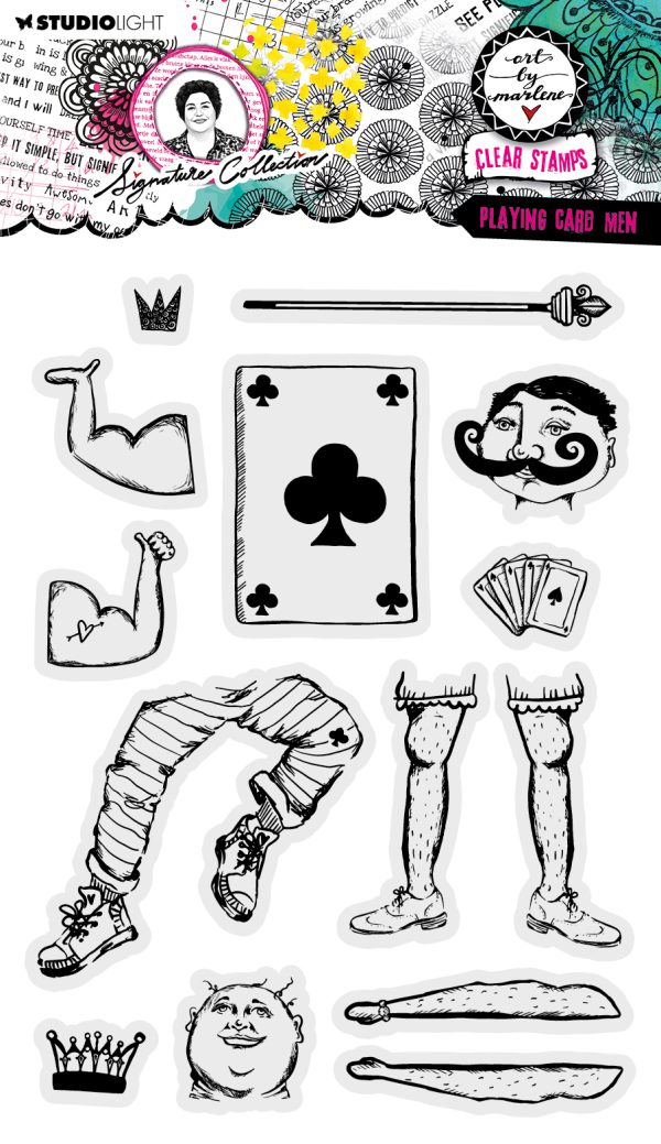 Stamp Playing card men