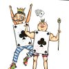 Stamp Playing card men - Afbeelding 2