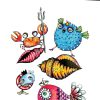 Stamp Underwater party - Afbeelding 2