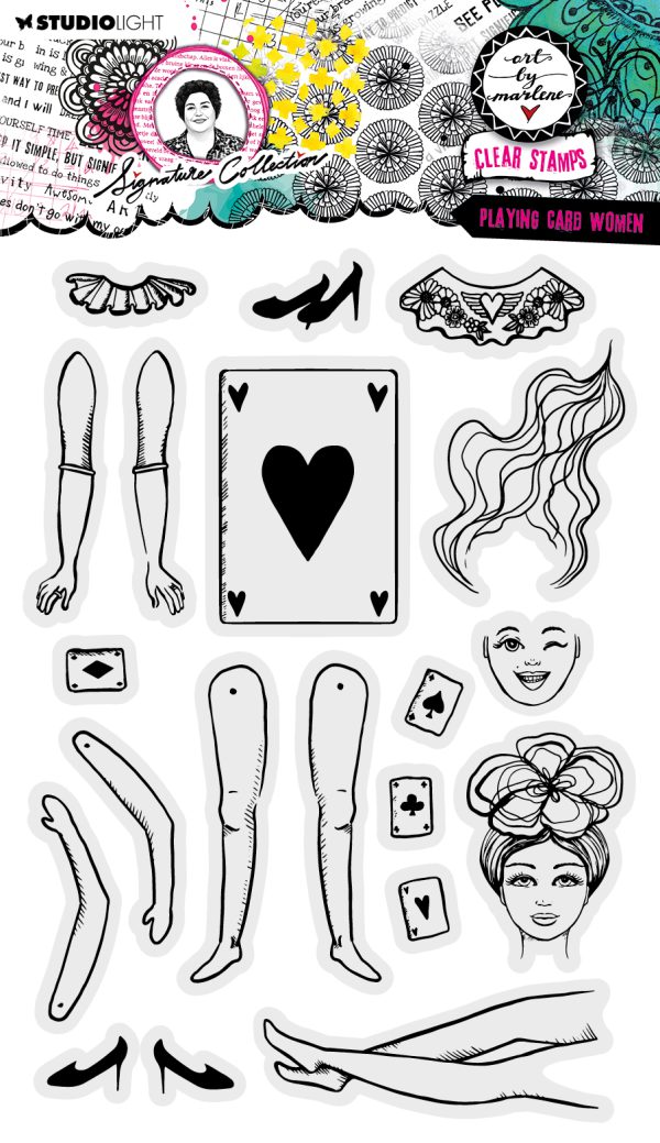 Stamp Playing card women