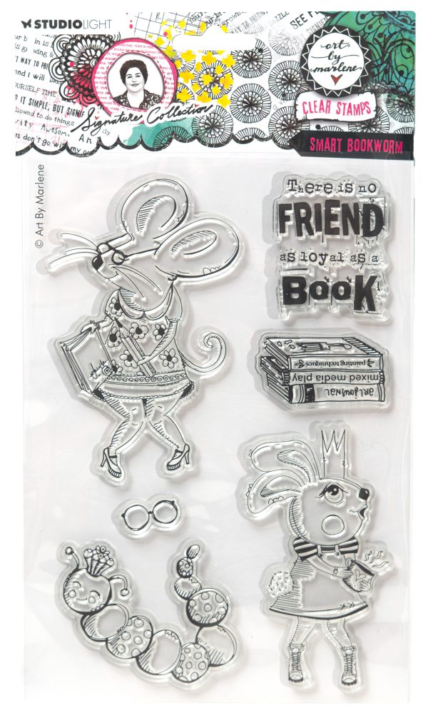 Stamp Smart bookworm