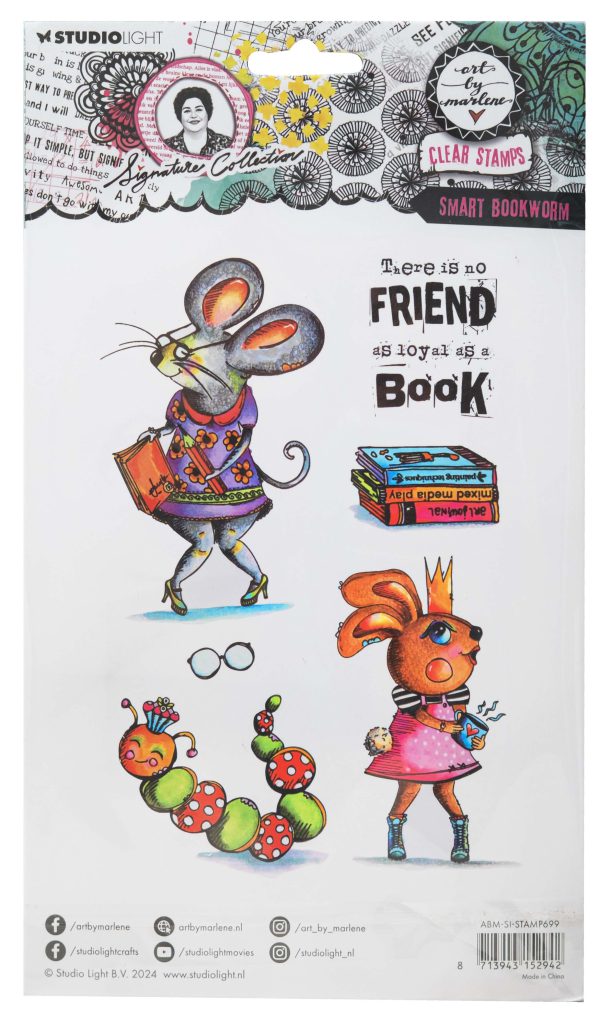 Stamp Smart bookworm - Afbeelding 2