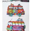 Stamp Hippie busses
