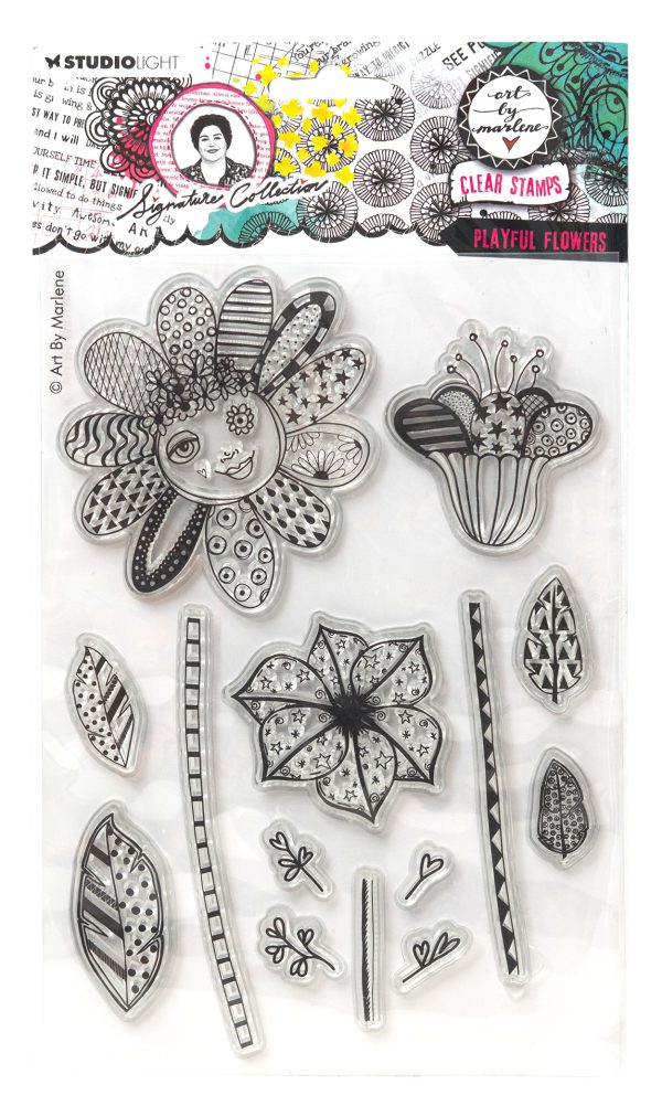 Stamp Playful flowers - Afbeelding 2