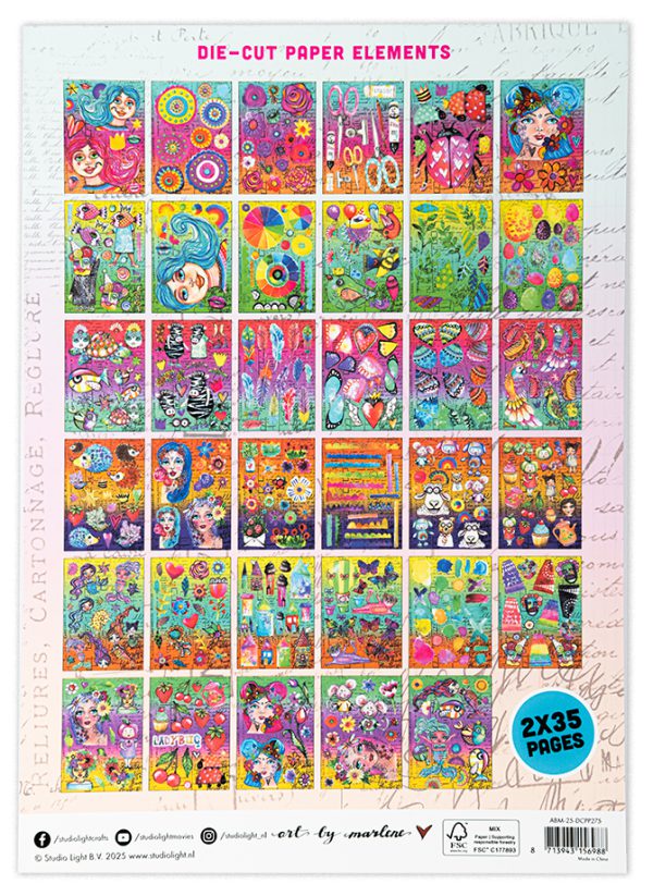 Die-cut Paper Pad Extra big elements - Afbeelding 2