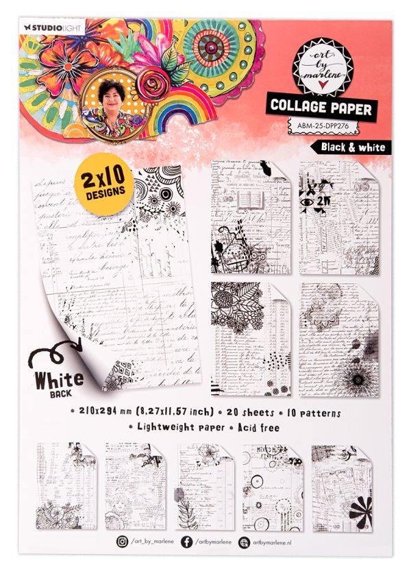 Collage paper Black & white