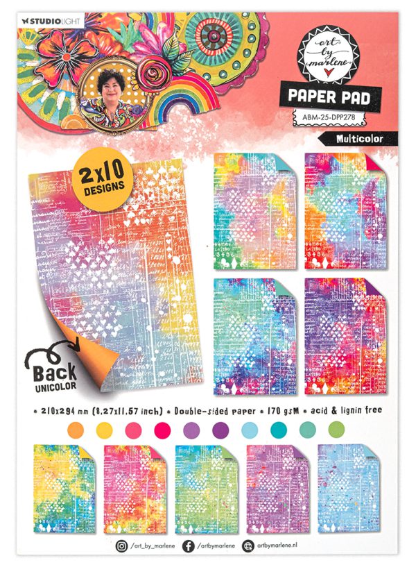 Design Paper Pad Multicolor