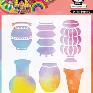 Mask Pi-Pa-Pottery