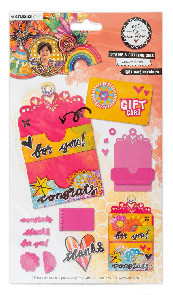 Stamp and Cutting dies Gift card envelope
