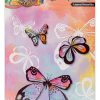 Stamp Layered butterflies