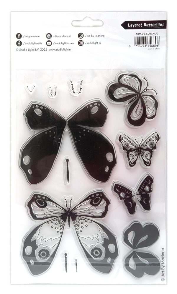 Stamp Layered butterflies - Afbeelding 2