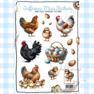 Juffrouw Muis Stickers - Are you Tokkin to me?