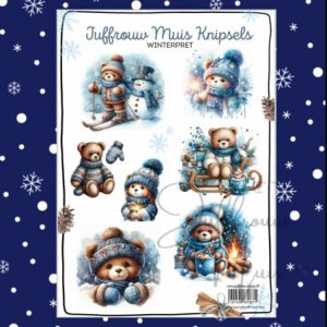 Juffrouw Muis Knipsel - Winterpret