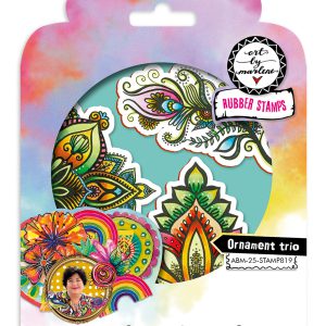 Stamp Ornament trio
