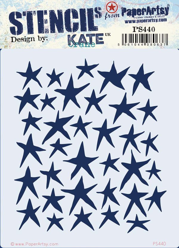 PaperArtsy Stencil PS440 Kate Crane