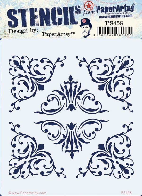 PaperArtsy Stencil PS458 Hot Picks