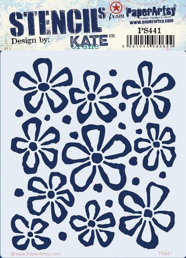 PaperArtsy Stencil PS441 Kate Crane