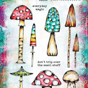 PaperArtsy Stamp KC012- Kate Crane