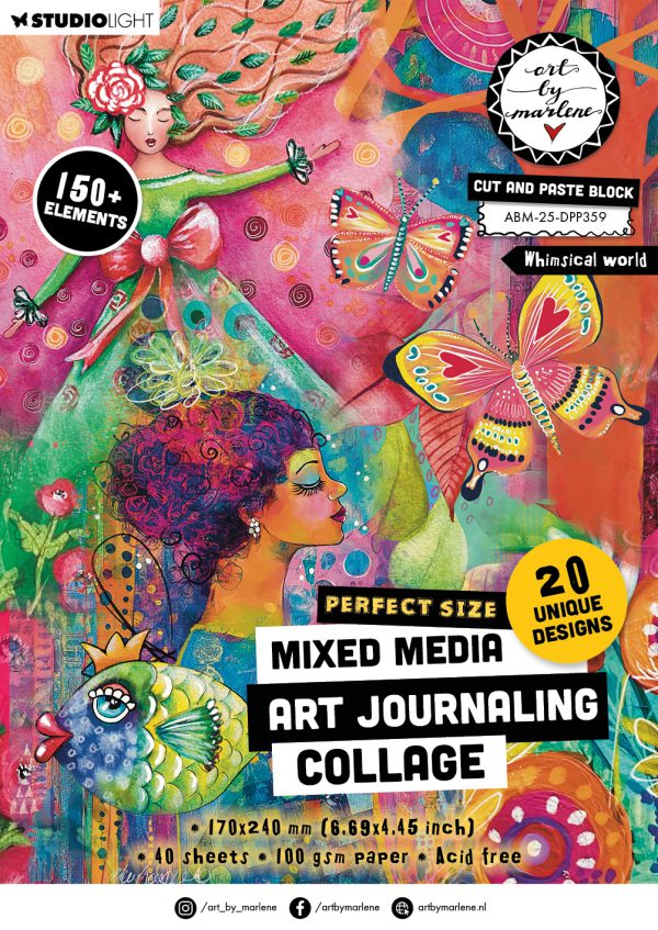 ABM Cut and paste book Whymsical World