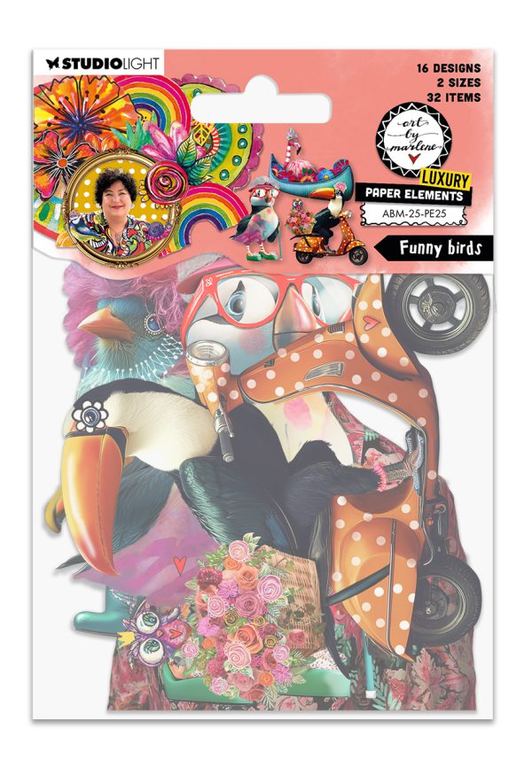 Paper Elements Grazy birds