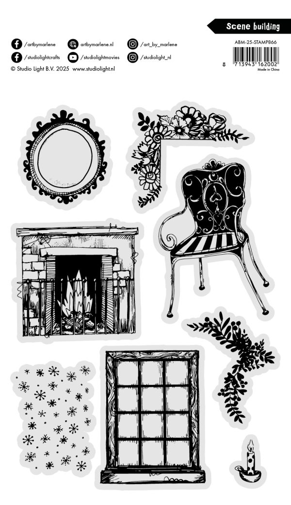 ABM Clear Stamp Scene building