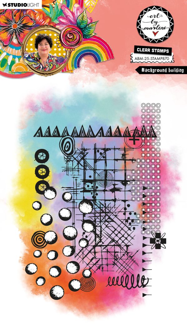 ABM Clear Stamp Background builder - Afbeelding 2