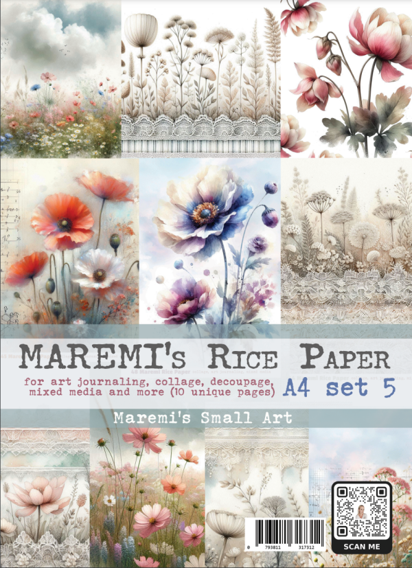 Maremi's Ricepaper Set 5 A4