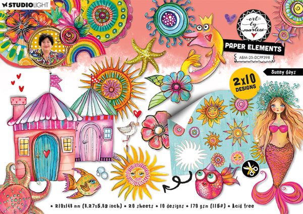 Pre-Order Die-cut Designer Paper Pad Sunny days