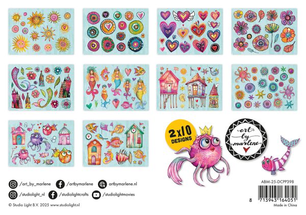 Pre-Order Die-cut Designer Paper Pad Sunny days - Afbeelding 2
