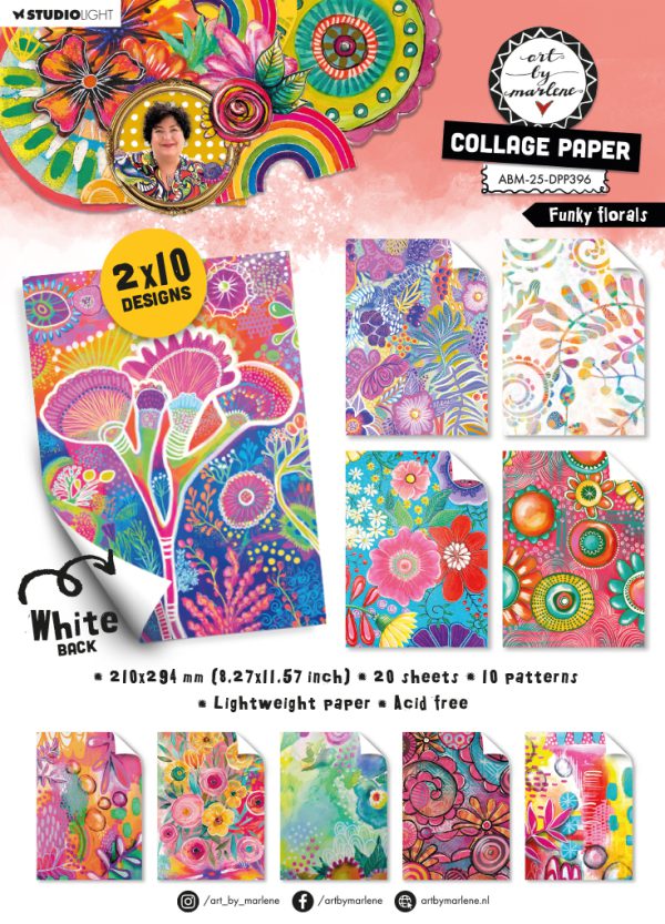 Pre-Order Collage paper Funky Florals